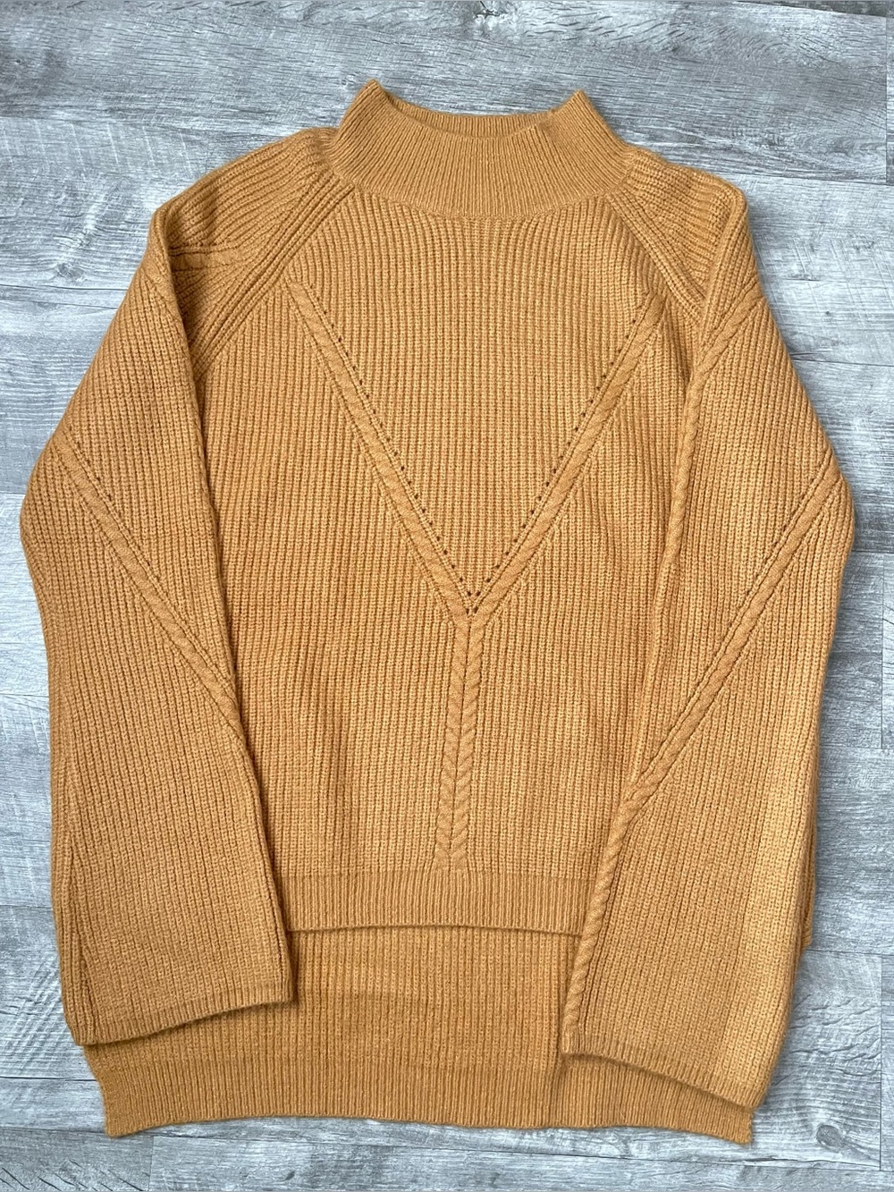 Molly Bracken Turtleneck Sweater in Camel Brown